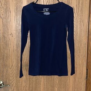 No Boundaries Deep Blue Long Sleeve Tee